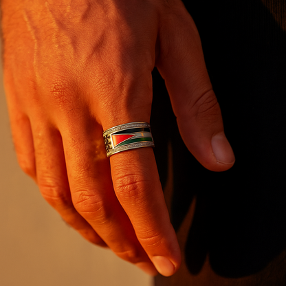 Palestine Heritage Ring + Ayatul Kursi Cuff