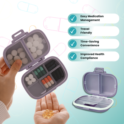 Portable Capsule Organizer Box