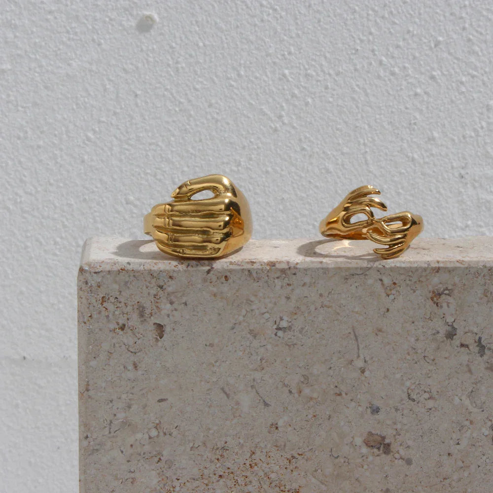 Kreativer vergoldeter Ring