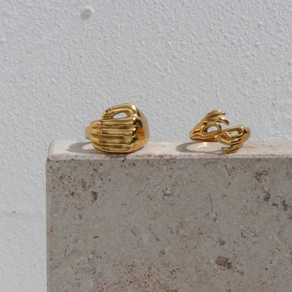 Kreativer vergoldeter Ring