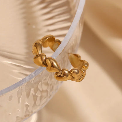 Unregelmäßiger Herzring