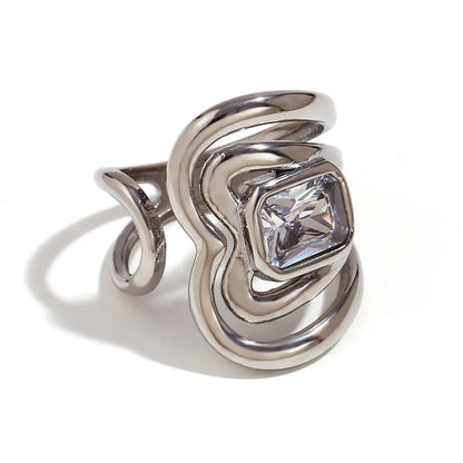 Offener Zirkonia-Ring