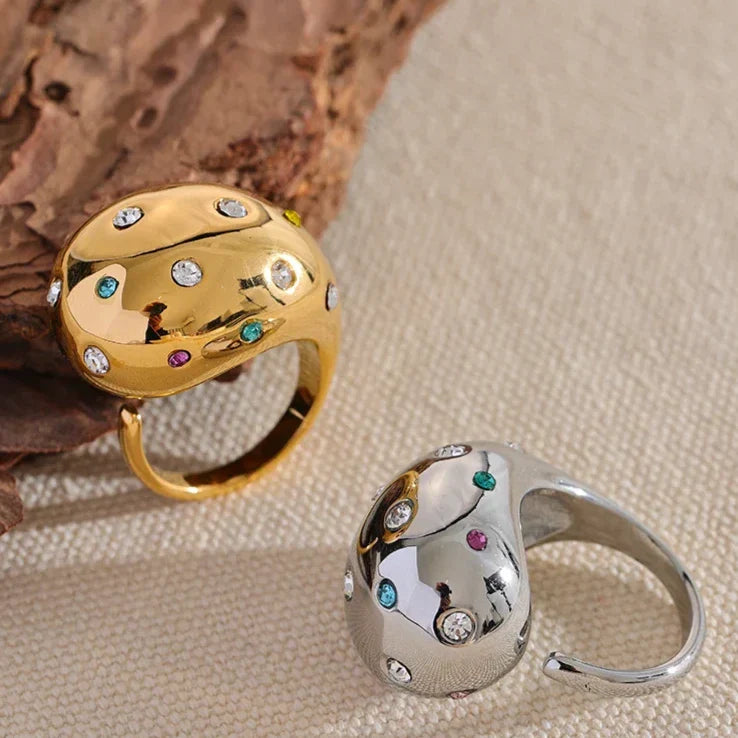 Vintage Geometrischer Ring