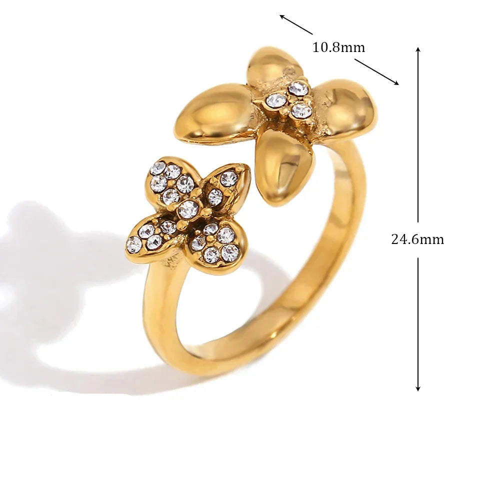 Asymmetrischer Blumenring