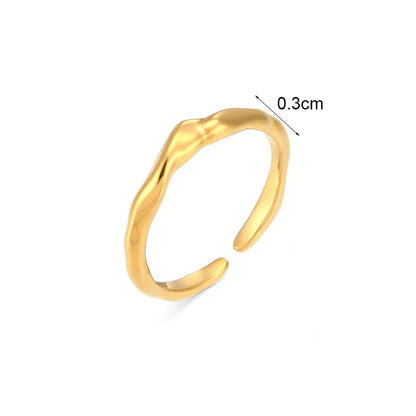 Verstellbarer Vergoldeter Ring