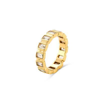 Minimalistischer Vergoldeter Ring