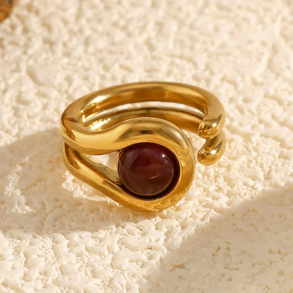 Doppelter Zirkonia-Ring