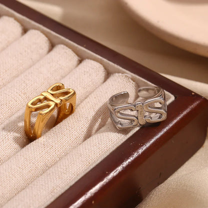 Personalisierter Ring, vergoldet