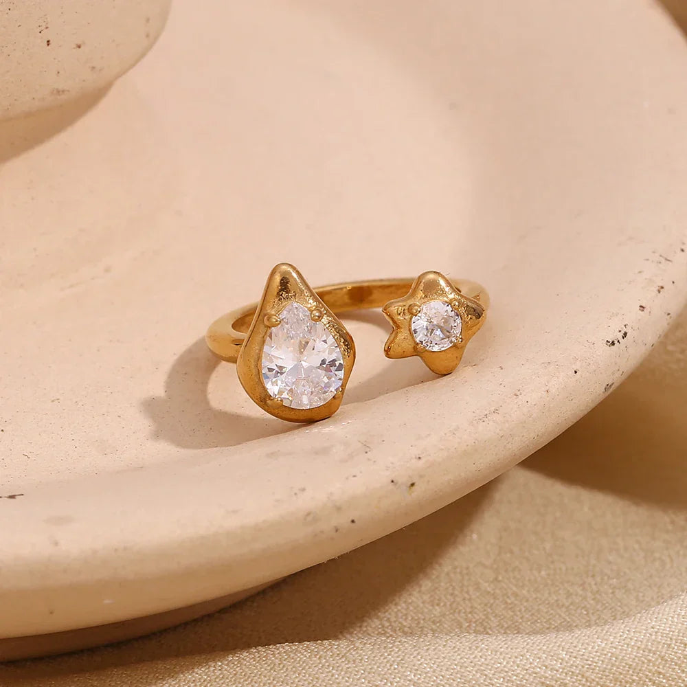 Ring Sterne Tropfen