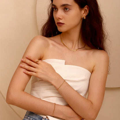 Ring Schleife, vergoldet