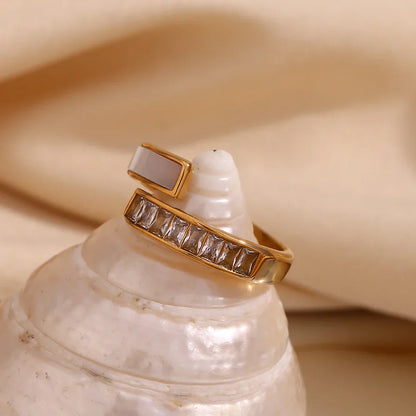 Asymmetrischer Zirkonia-Ring