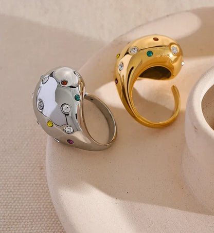 Vintage Geometrischer Ring