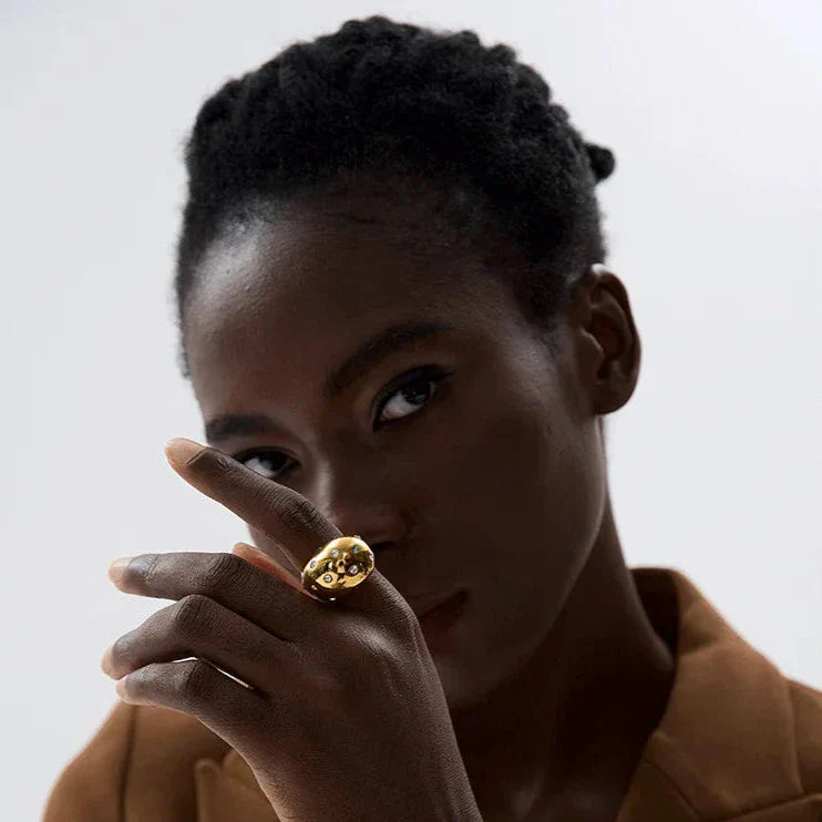 Vintage Geometrischer Ring