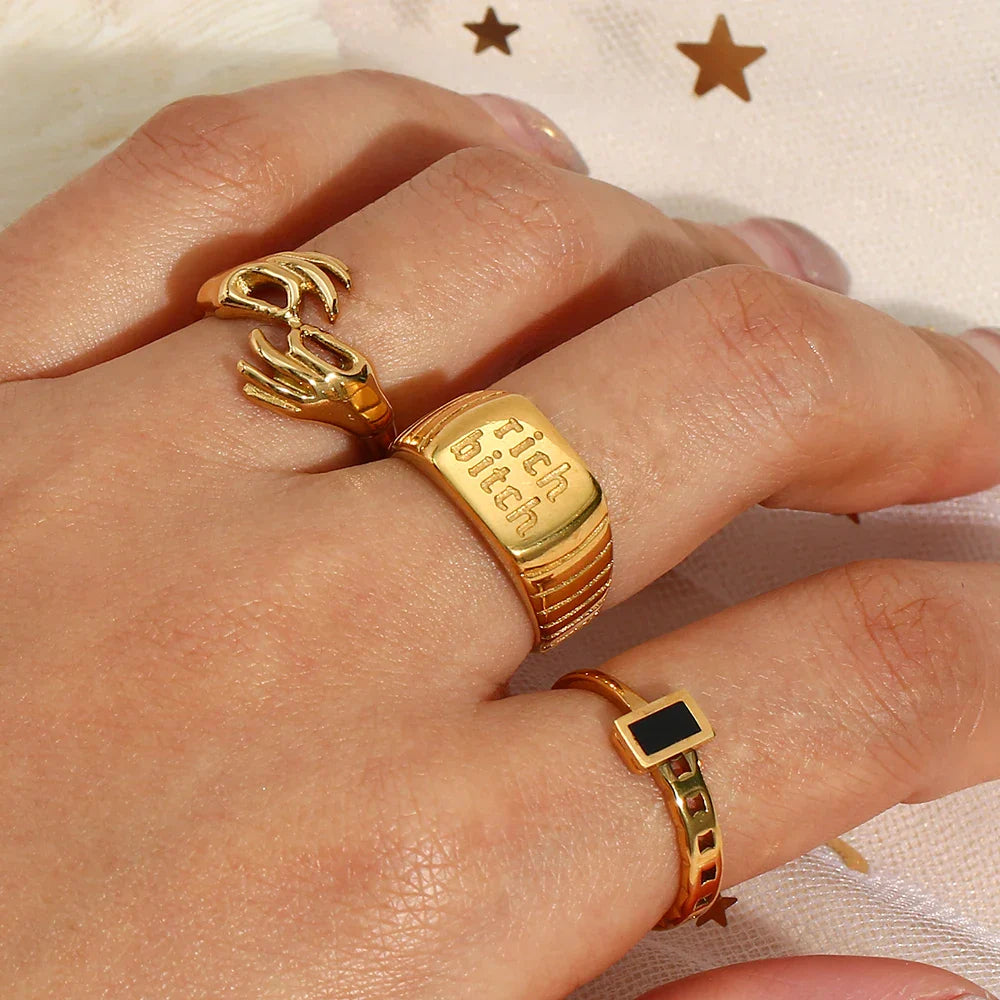 Kreativer vergoldeter Ring