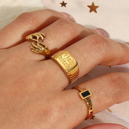 Kreativer vergoldeter Ring