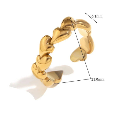 Unregelmäßiger Herzring