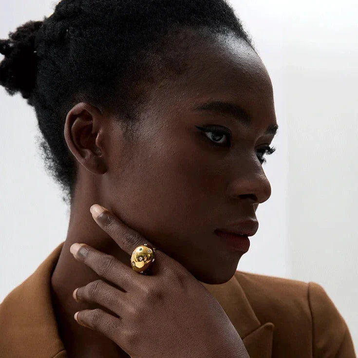 Vintage Geometrischer Ring