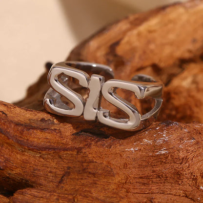 Personalisierter Ring, vergoldet