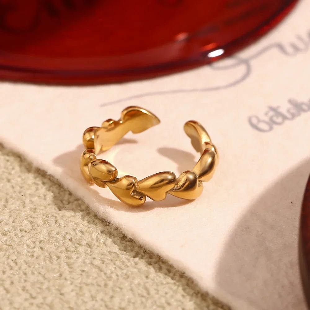 Unregelmäßiger Herzring