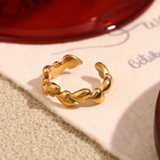 Unregelmäßiger Herzring