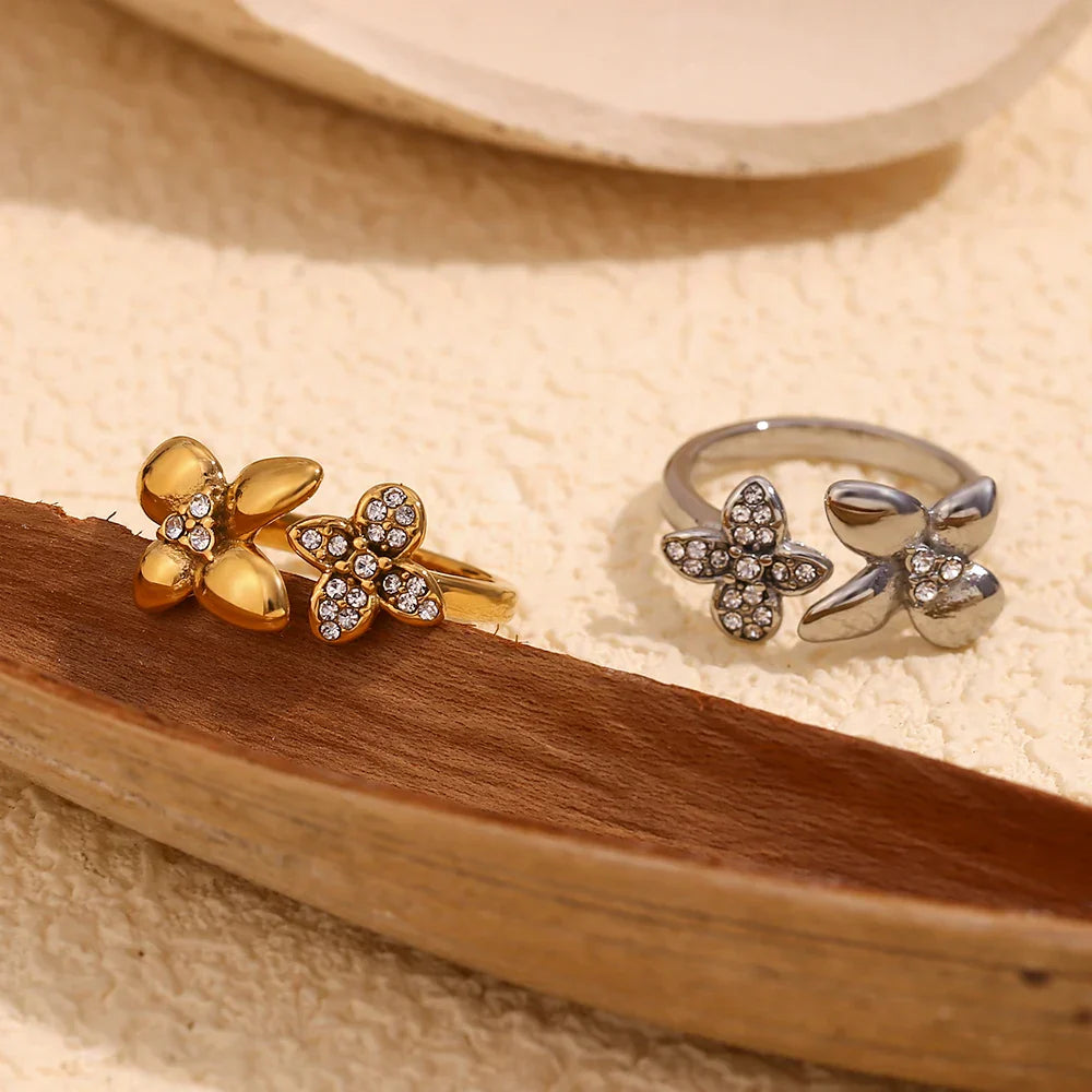 Asymmetrischer Blumenring